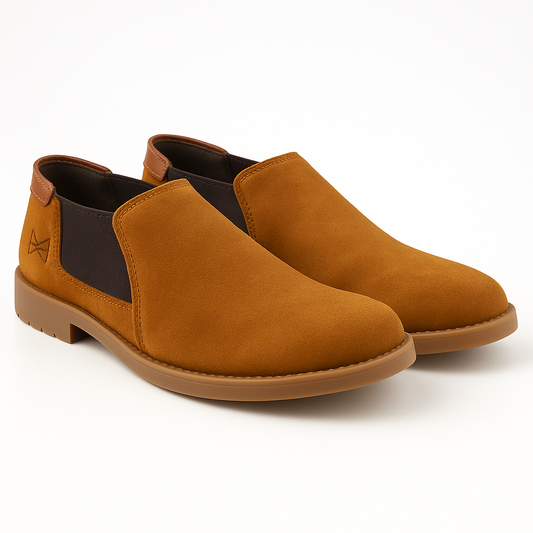 Low-Cut Chelsea Premium Camel