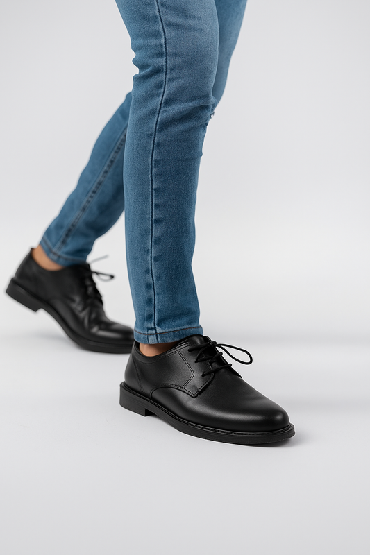 MEARS LEATHER BLACK BOOT