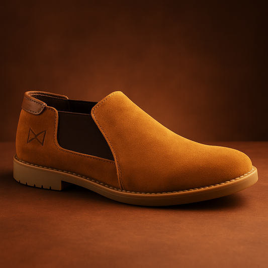 Low-Cut Chelsea Premium Camel